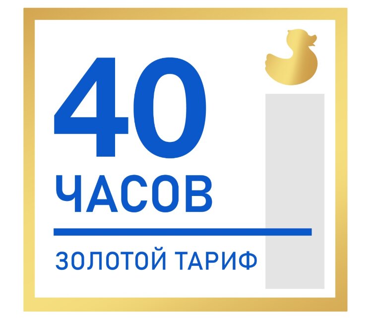40 часов Золотой Тариф