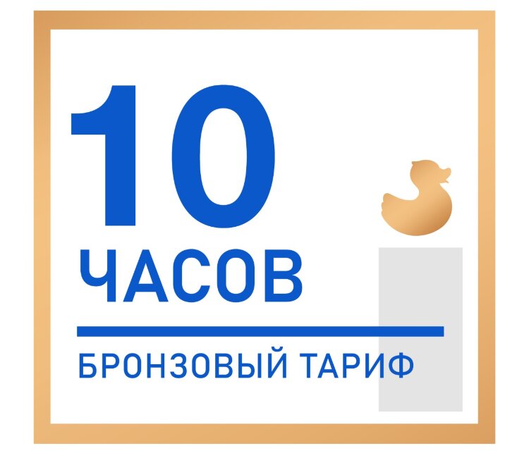 10 Часов Бронзовый тариф
